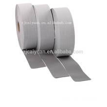 CY Reflective Fabric Tape Sew on Vest Reflector Grey EN471